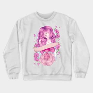 Rose and Pink Crewneck Sweatshirt